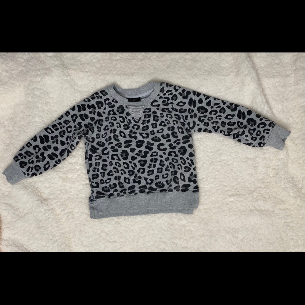 little bipsy leopard sweatshirt